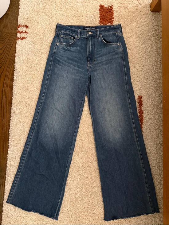 Veronica Beard Denim - Veronica Beard Kasey Wide Leg Mid Rise Jeans
